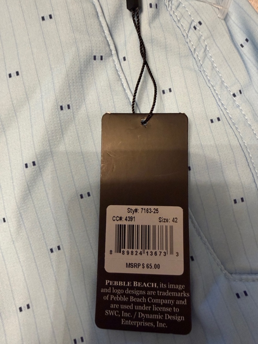BNWT pebble beach golf shorts - Picture 2 of 7